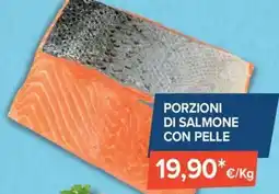 Sapore di Mare Porzioni di salmone con pelle offerta