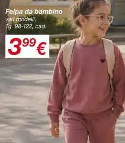 KiK Felpa da bambino offerta
