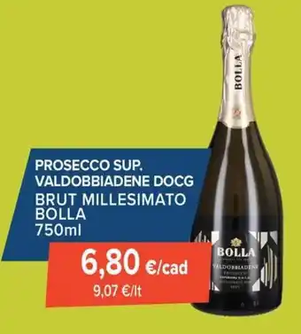 Prosecco sup. valdobbiadene docg brut millesimato bolla