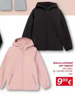 KiK Giacca softshell per ragazzi offerta