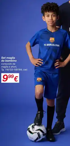 KiK Set maglia da bambino FC BARCELONA offerta
