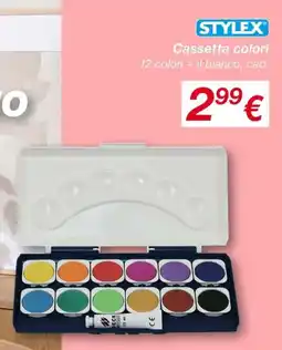 KiK Cassetta colori STYLEX offerta