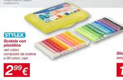 KiK STYLEX Scatola con plastilina offerta
