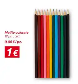 KiK Matite colorate offerta