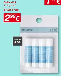 KiK Colla stick offerta