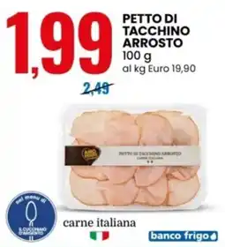 Eurospin PETTO DI TACCHINO ARROSTO offerta