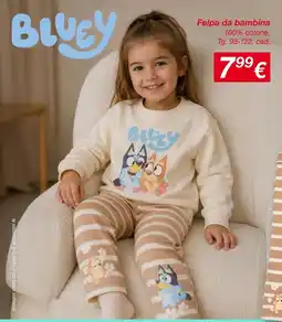 KiK Felpa da bambina BLUEY offerta