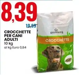 Eurospin Crocchette per cani adulti Radames offerta