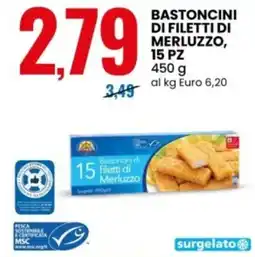 Eurospin Bastoncini di filetti di Merluzzo offerta