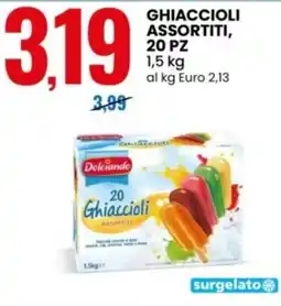 Eurospin Ghiaccioli assortiti Dolciando offerta