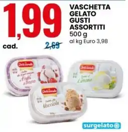 Eurospin Dolciando Vaschetta Gelato Gusti Assortiti offerta