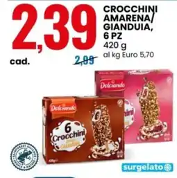 Eurospin Crocchini amarena gianduia Dolciando offerta