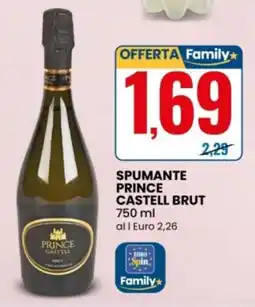 Eurospin Spumante Prince Castell Brut offerta