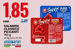 Eurospin SNACK SALAMINI offerta