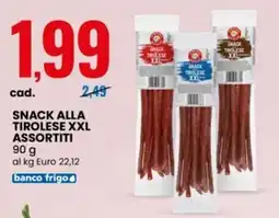 Eurospin SNACK ALLA TIROLESE XXL offerta