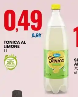 Eurospin Tonica al limone Blues offerta