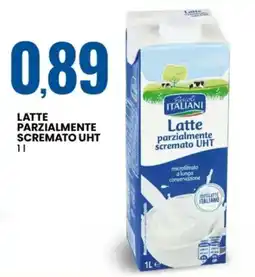 Eurospin Latte parzialmente scremato UHT offerta