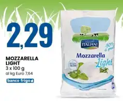 Eurospin Mozzarella Light Pascoli Italiani offerta