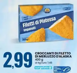 Eurospin Filetti di Platessa impanati offerta