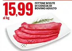Eurospin Fettine scelte di coscia di bovino adulto offerta