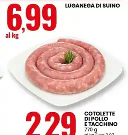 Eurospin Luganega di suino offerta