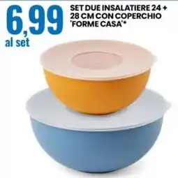 Eurospin SET DUE INSALATIERE 'FORME CASA'* offerta