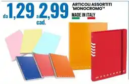 Eurospin Articoli 'monocromo' offerta