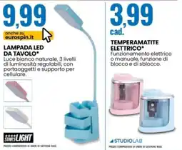 Eurospin LAMPADA LED DA TAVOLO* offerta