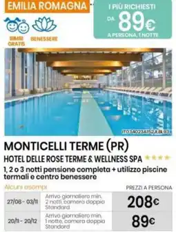 Eurospin Hotel delle Rose Terme & Wellness SPA offerta