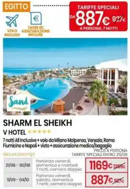 Eurospin SHARM EL SHEIKH V HOTEL offerta