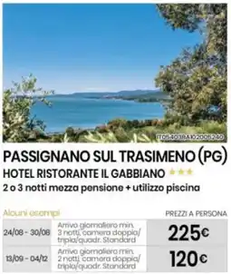 Eurospin Passignano sul Trasimeno (PG) Hotel Ristorante Il Gabbiano offerta