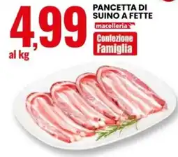 Eurospin Pancetta di suino a fette offerta