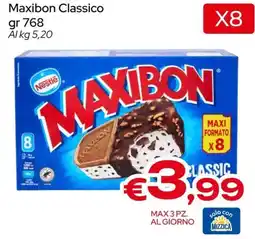 MAX Supermercati Maxibon classico offerta