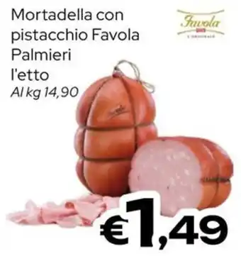 Mortadella con pistacchio Favola Palmieri