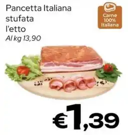MAX Supermercati Pancetta Italiana stufata offerta