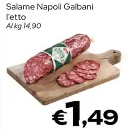 MAX Supermercati Salame Napoli Galbani offerta
