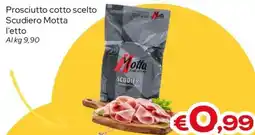 MAX Supermercati Prosciutto cotto scelto Scudiero Motta offerta