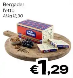 MAX Supermercati Bergader l'etto offerta