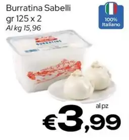 MAX Supermercati Burratina Sabelli offerta