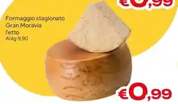 MAX Supermercati Formaggio stagionato Gran Moravia offerta