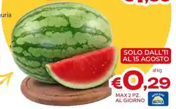 MAX Supermercati Anguria offerta