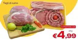 MAX Supermercati Tagli di suino offerta
