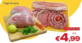MAX Supermercati Tagli di suino offerta