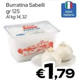MAX Supermercati Burratina Sabelli offerta