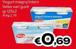 MAX Supermercati Yogurt magro/intero Selex offerta