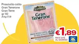MAX Supermercati Prosciutto cotto Gran Tenerone offerta
