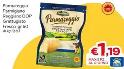 MAX Supermercati Parmareggio Parmigiano Reggiano DOP Grattugiato Fresco offerta