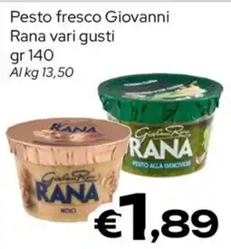 MAX Supermercati Pesto fresco Giovanni Rana offerta