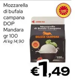 MAX Supermercati Mozzarella di bufala campana DOP Mandara offerta