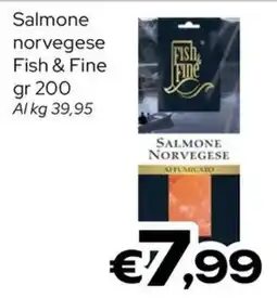 MAX Supermercati Salmone norvegese Fish & Fine offerta